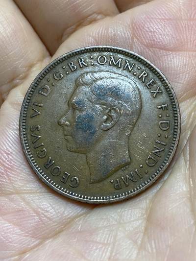 2025年第八十七场(总第一百一十三场）外国好品散币(免佣金) 英国🇬🇧1944年1便士(乔治六世第一版)