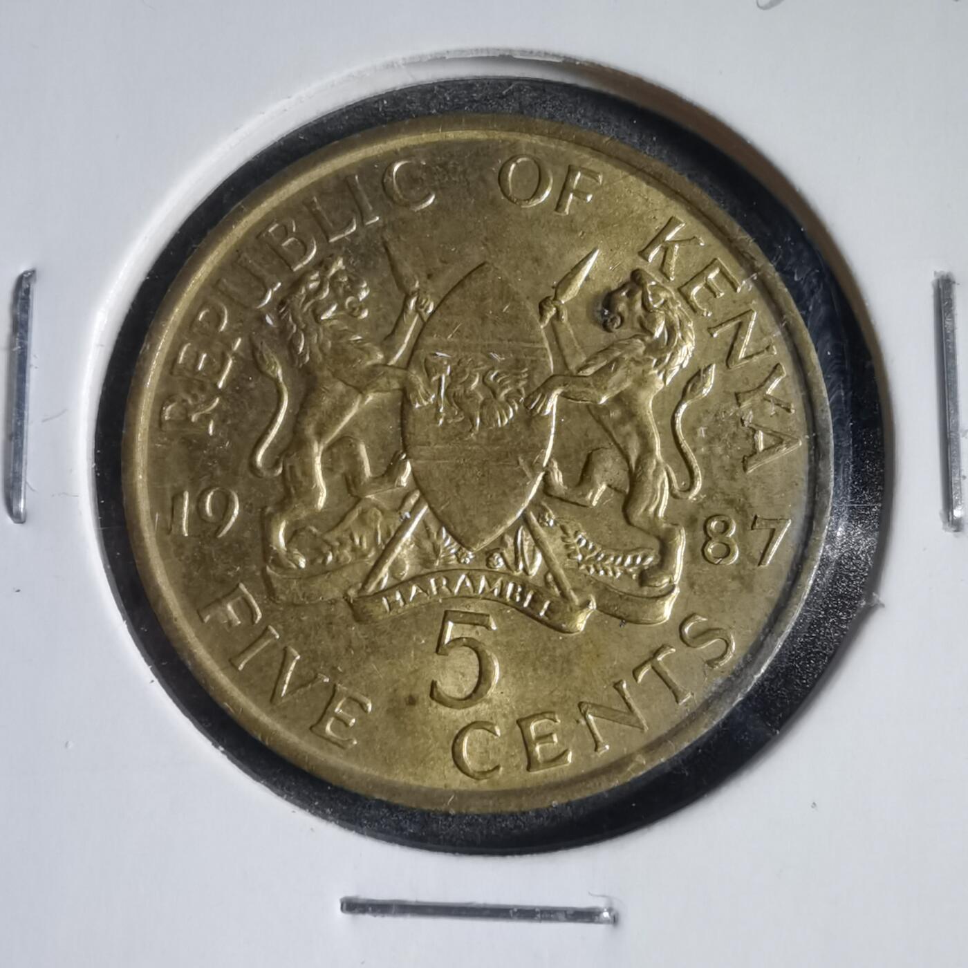 沼泽如烟--第833场 肯尼亚987年五分
