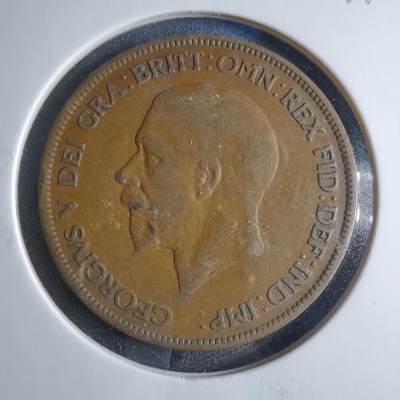 沼泽如烟--第833场 - 英国1928年1便士