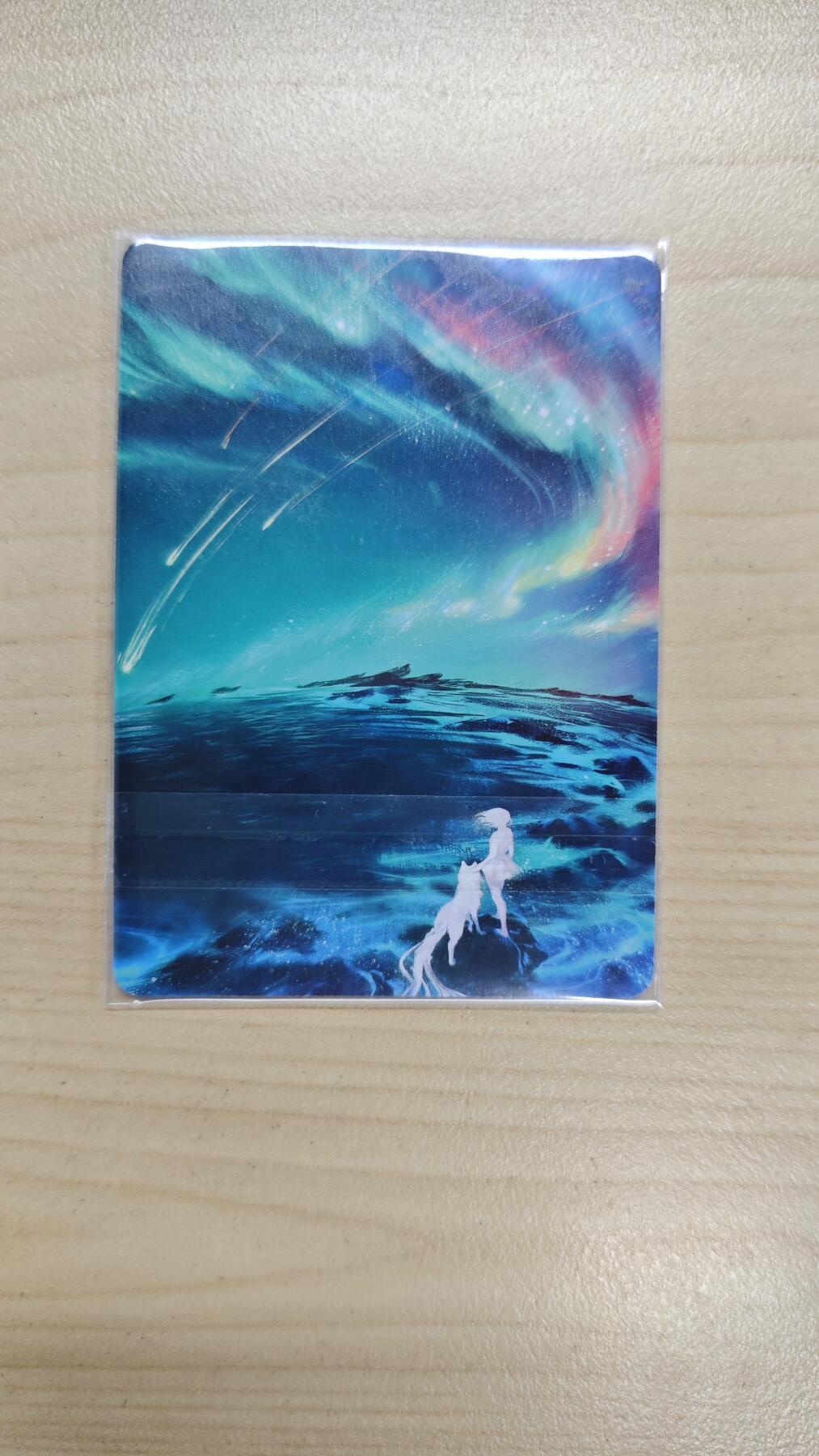 花开卡拍第37期（9月7号周日截拍，品控勿拍!!!拍品不寄存，运费5元，自制卡难免瑕疵，可能存在轻微撞角爆边等出厂瑕疵，品控介意勿拍！） 卡兔卡牌 羽翼仙子 彩闪 1张