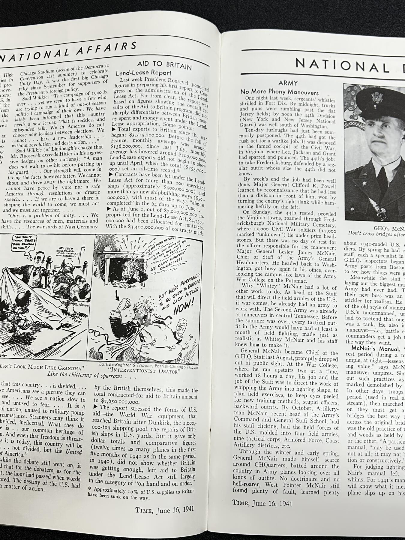 西秦中古拍卖第五十七期 《时代》周刊1941年6月16日 封面人物：陈诚 重庆的保卫者