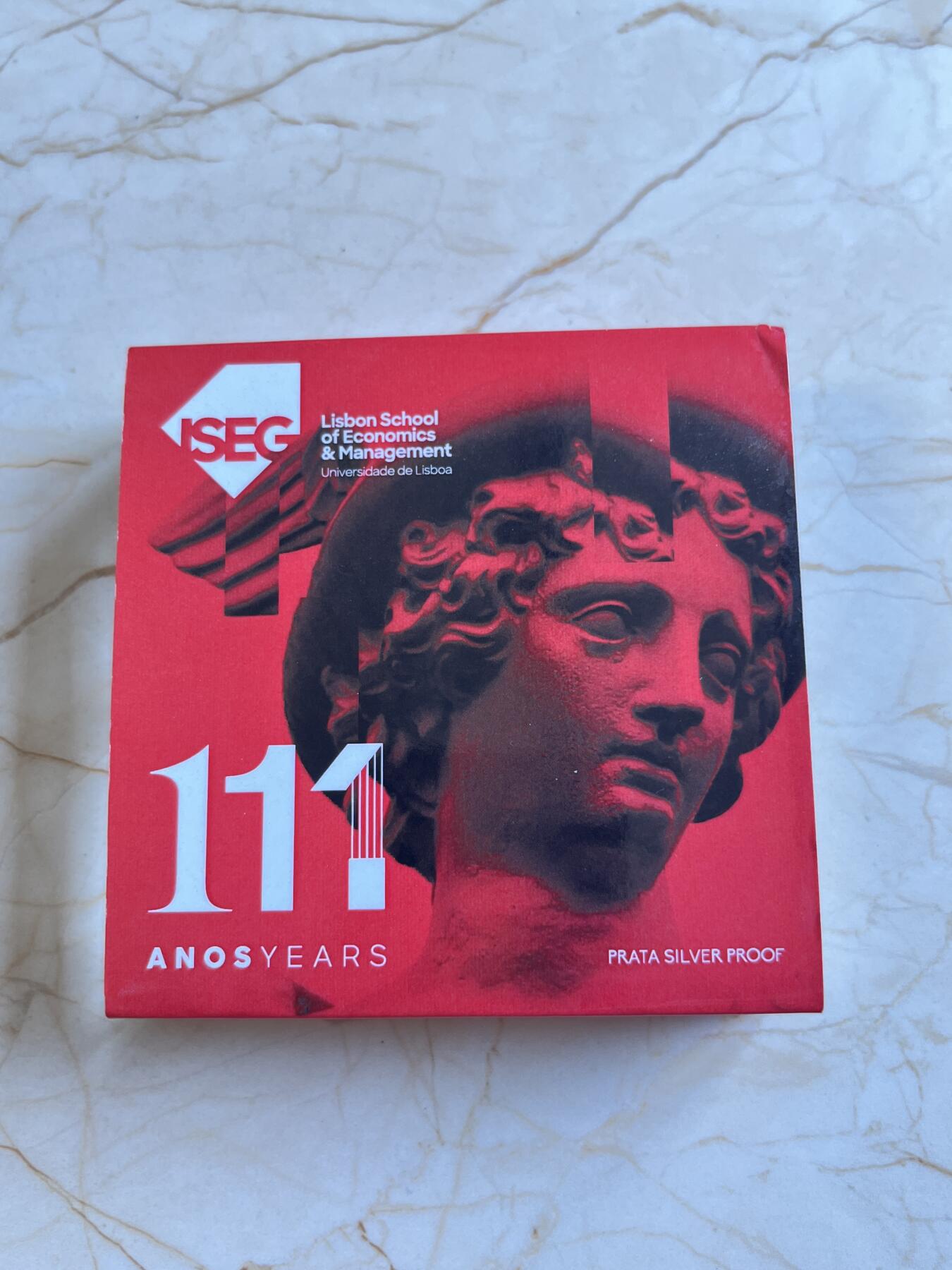 第173期拍卖【长期征集拍品】  葡萄牙2022年ISEG 111周年纪念银币NGC-PF70首原盒证书，925银，13.5克，发行2889枚
