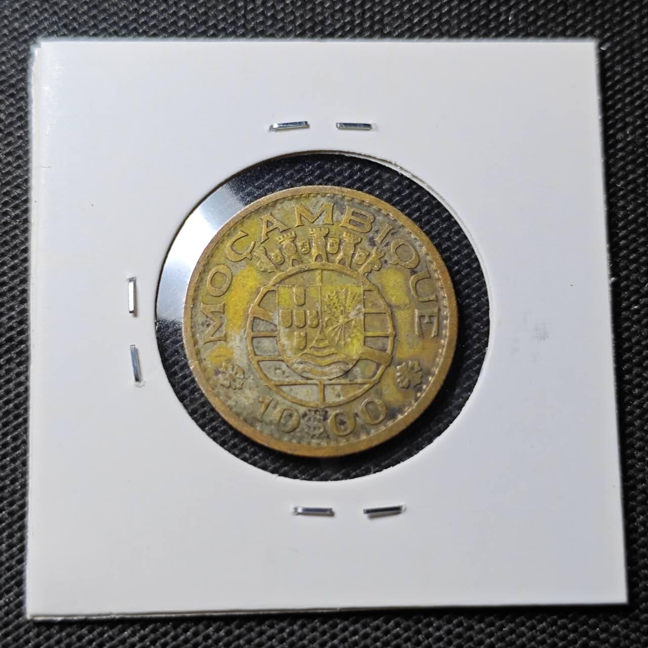 KK钱币收藏小铺 第331期 2月预留时间 周末发货  葡属莫桑比克10埃斯库多银币