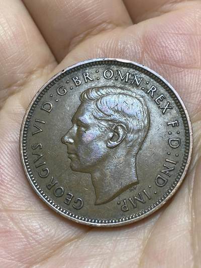 2025年第八十七场(总第一百一十三场）外国好品散币(免佣金) 英国🇬🇧1937年1便士(乔治六世加冕年，第一版首发年)