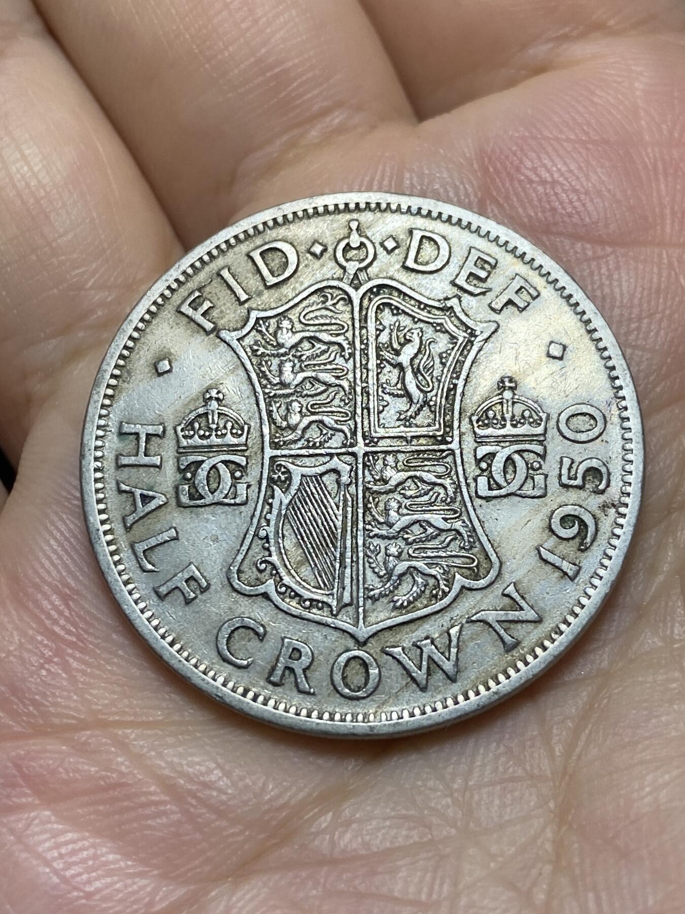 2025年第八十七场(总第一百一十三场）外国好品散币(免佣金) 英国🇬🇧1950年半克朗(乔治六世第三版)