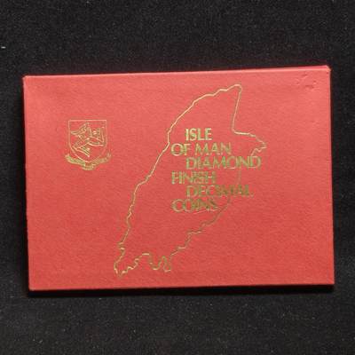 【铜匠收藏】★第125加场★精品币章场，200包邮，不满200.支付运费5元。《接受代拍 代送NGC评级》 - 马恩岛 1980年 盒装精制套币 7枚套 PROOF