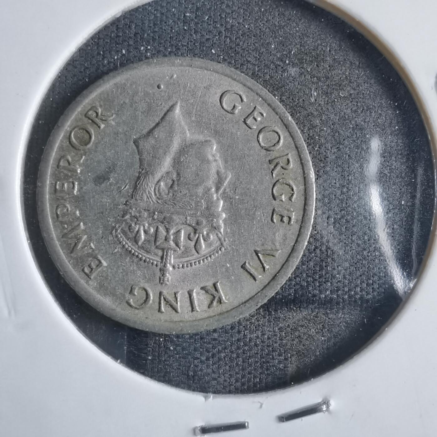 沼泽如烟--第833场 英属印度1947年¼卢比
