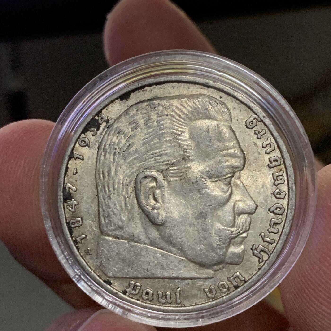 德国兴登堡5马克带字