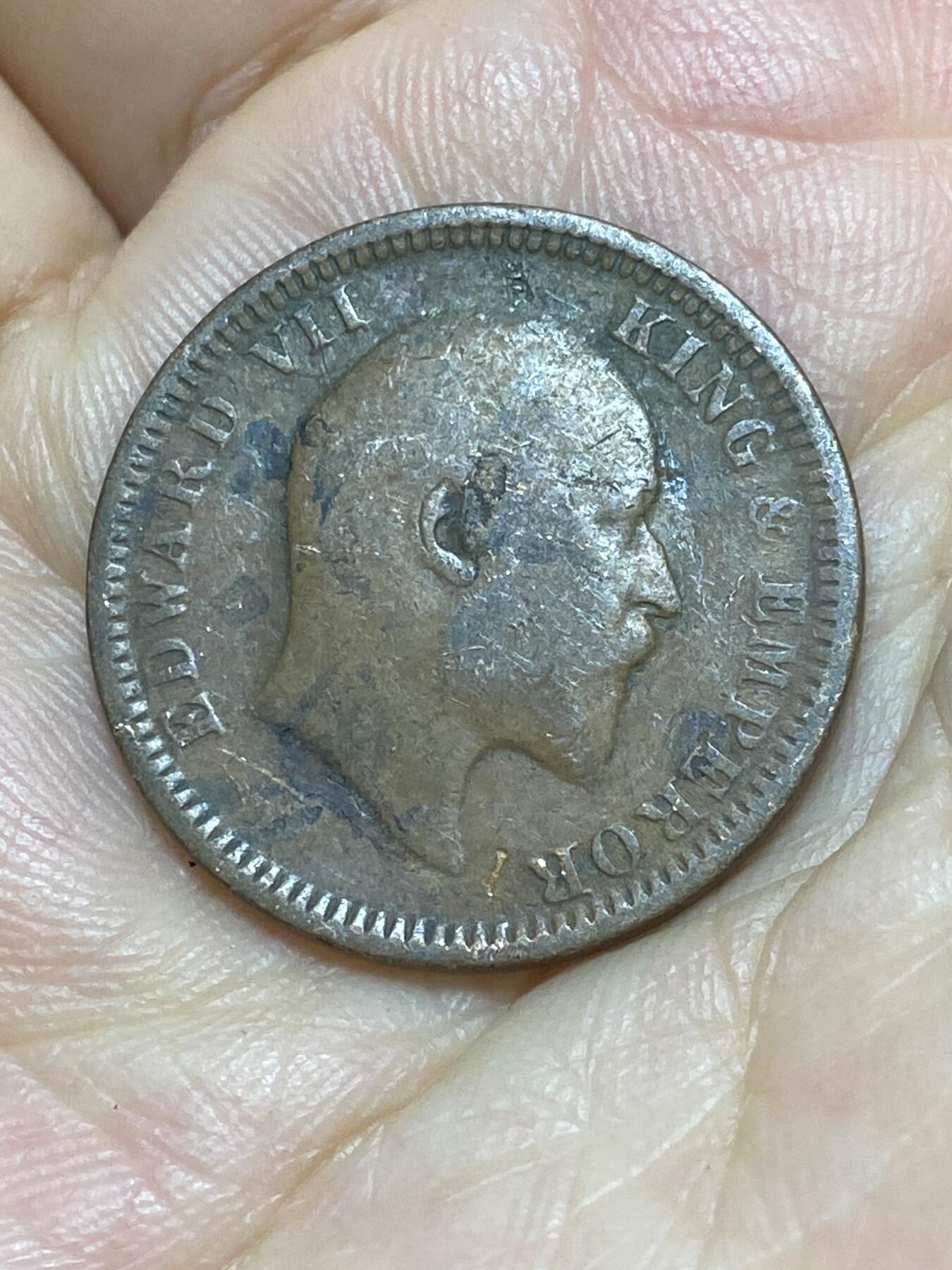 2025年第八十七场(总第一百一十三场）外国好品散币(免佣金) 英属印度1903年1/4安娜(爱德华七世时期，无标C版加尔各答造)