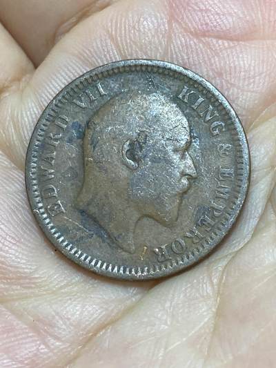 2025年第八十七场(总第一百一十三场）外国好品散币(免佣金) 英属印度1903年1/4安娜(爱德华七世时期，无标C版加尔各答造)