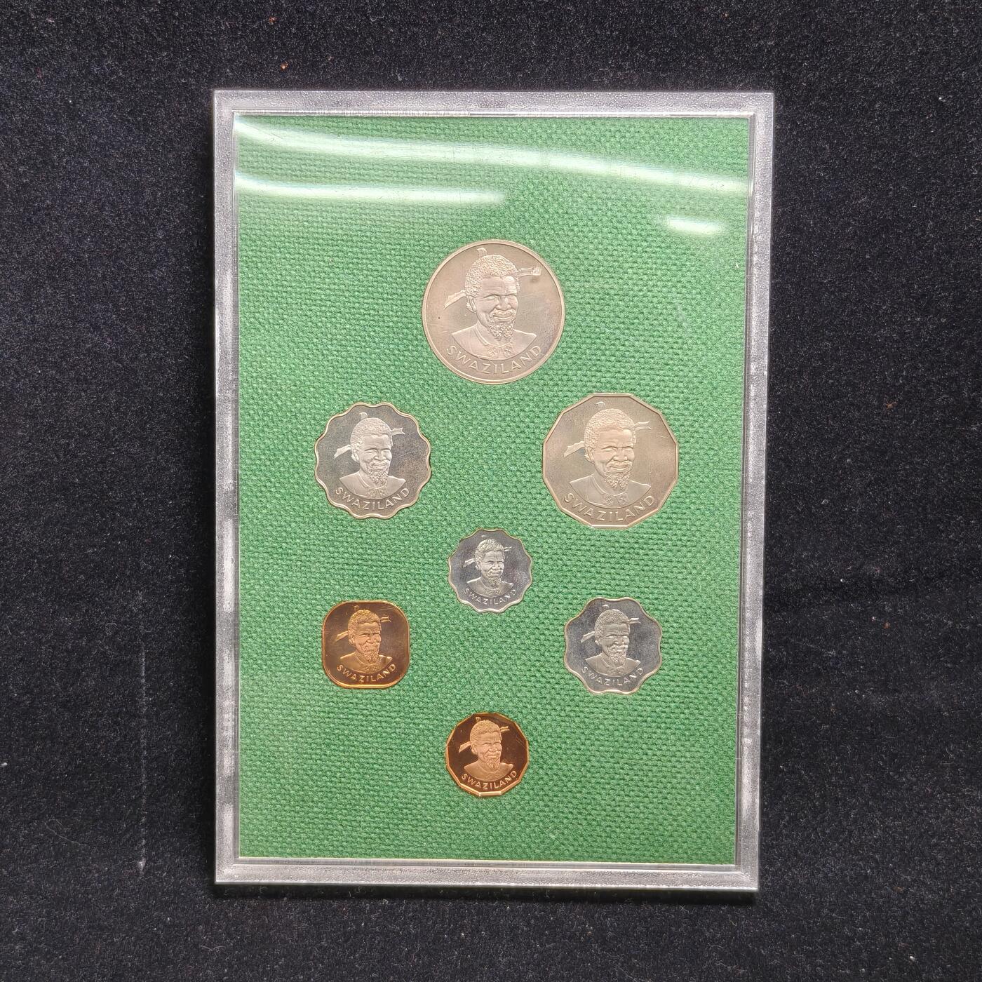 【铜匠收藏】★第125加场★精品币章场，200包邮，不满200.支付运费5元。《接受代拍 代送NGC评级》 斯威士兰 1979年 精致套币 共7枚