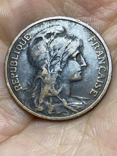 2025年第八十七场(总第一百一十三场）外国好品散币(免佣金) 法国🇫🇷1916年5生丁