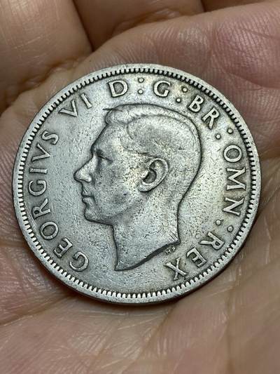2025年第八十七场(总第一百一十三场）外国好品散币(免佣金) 英国🇬🇧1947年半克朗(乔治六世第二版，首发年仅发行2年)