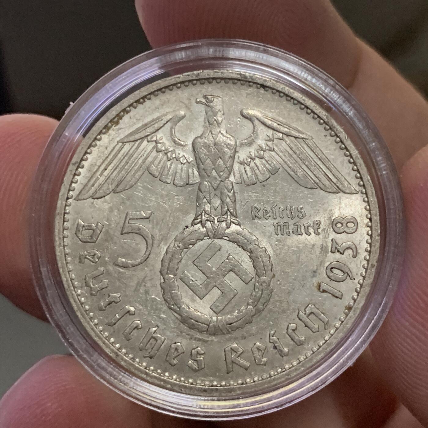 德国兴登堡5马克带字