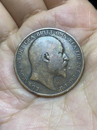 2025年第八十七场(总第一百一十三场）外国好品散币(免佣金) 英国🇬🇧1907年1便士(爱德华七世时期)