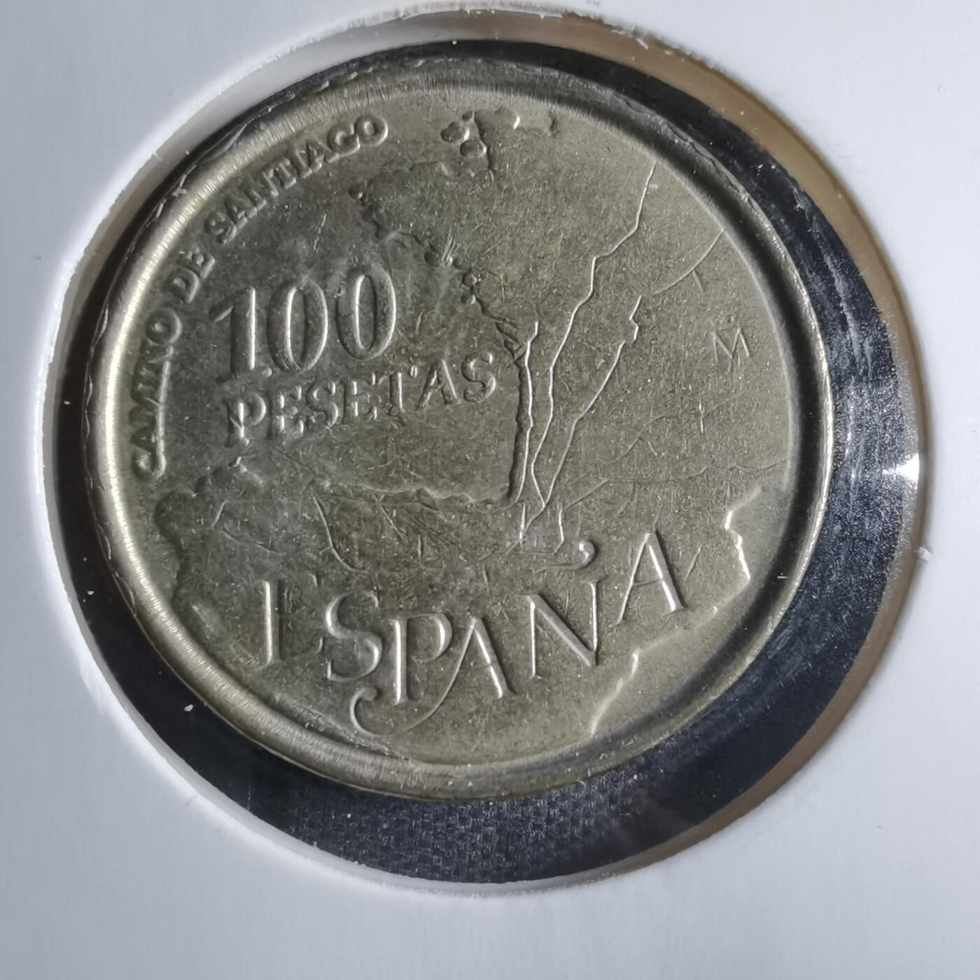 沼泽如烟--第833场 西班牙1993年100比塞塔纪念币