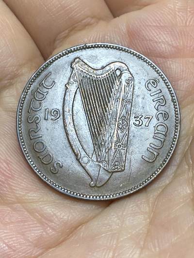 2025年第八十七场(总第一百一十三场）外国好品散币(免佣金) 爱尔兰1937年1便士(英属自由邦时期，关门年)