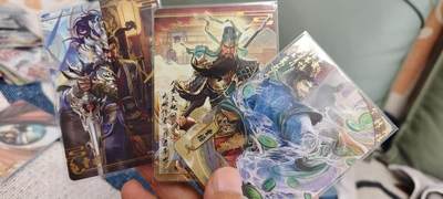 秋原瞳的小店第二十一期（持续收拍，一叶知秋，一夜知秋,妹卡专场） - 卡游三国流芳传韵精选曹操2张➕关羽02