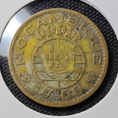 KK钱币收藏小铺 第331期 2月预留时间 周末发货 -  葡属莫桑比克10埃斯库多银币