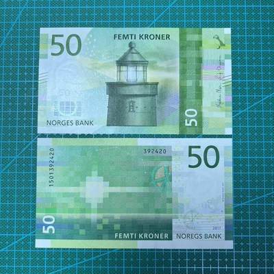 全新UNC  挪威2017年50克朗  P-53 英国海军部编号L0005号灯塔 - 全新UNC  挪威2017年50克朗  P-53 英国海军部编号L0005号灯塔