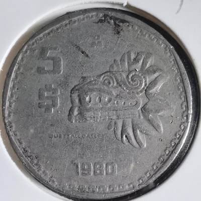 沼泽如烟--第833场 - 墨西哥1980年5比索
