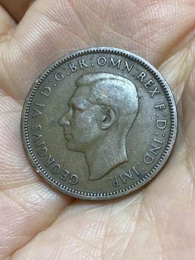 2025年第八十七场(总第一百一十三场）外国好品散币(免佣金) 英国🇬🇧1942年半便士(乔治六世第一版)