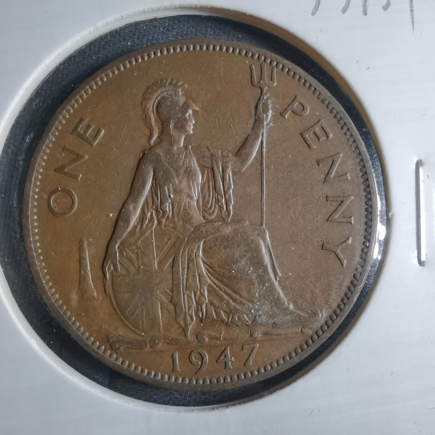 沼泽如烟--第833场 英国1947年1便士