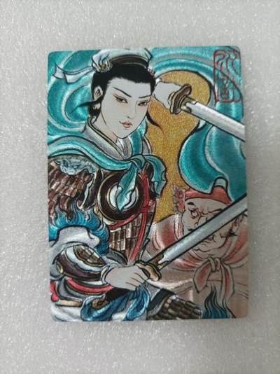 夜之极第三十期 （9月6日周六晚9点截拍，欢迎竞拍） - 权迎东 签绘水浒 卢艺丰绘扈三娘 粗闪