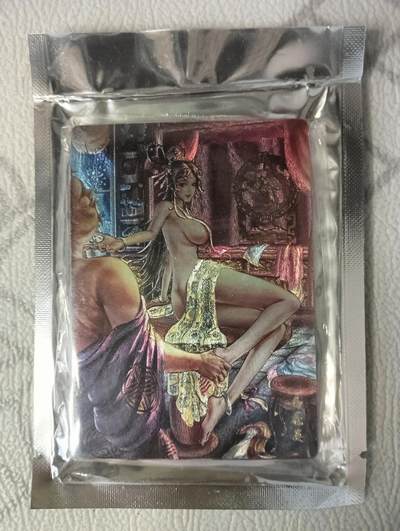 花开卡拍第37期（9月7号周日截拍，品控勿拍!!!拍品不寄存，运费5元，自制卡难免瑕疵，可能存在轻微撞角爆边等出厂瑕疵，品控介意勿拍！） - 卡玩 追忆水浒番外第10弹 未拆封  粗闪