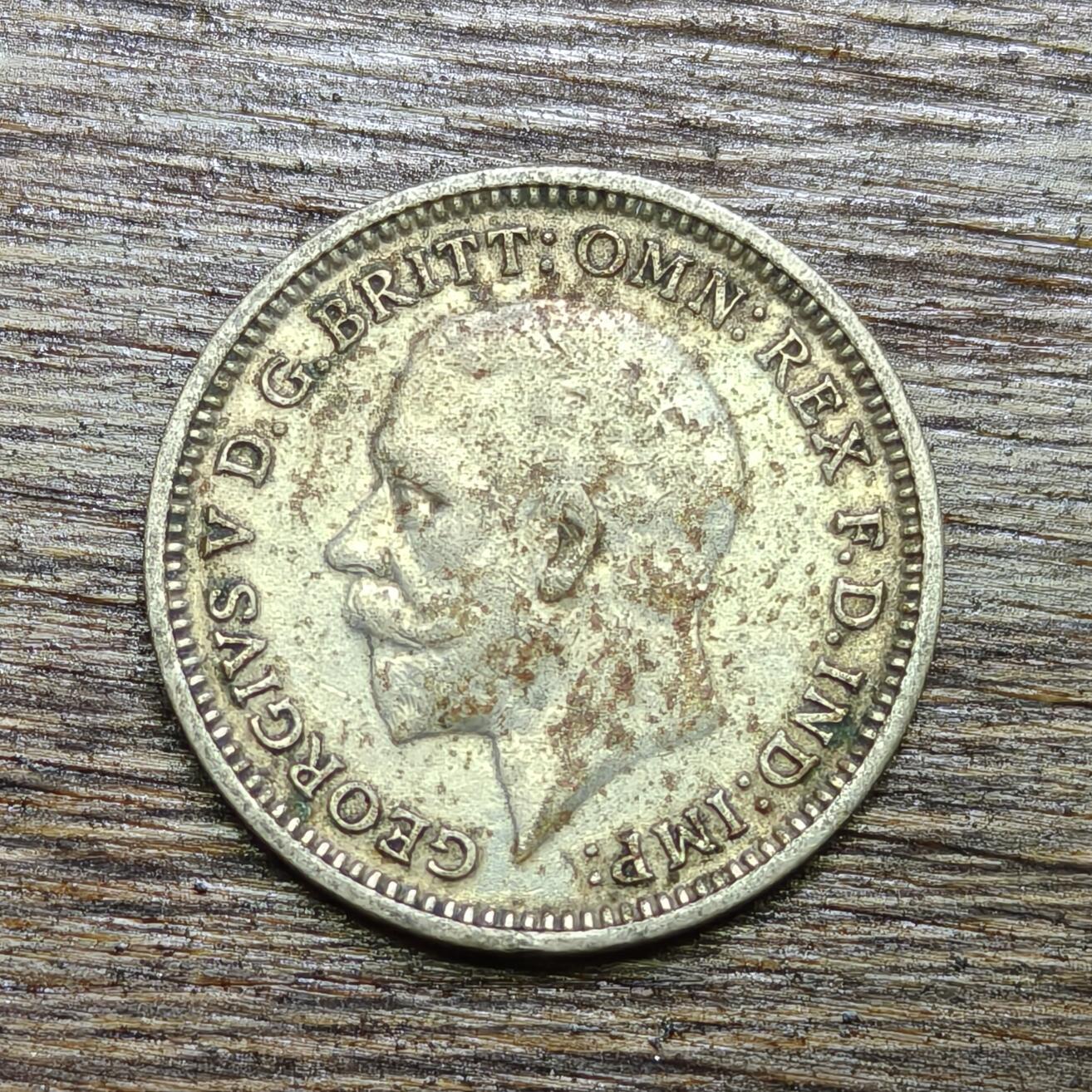 【铜匠收藏】★第130加场★精品币章场，200包邮，不满200.支付运费5元。《接受代拍 代送NGC评级》 英国 1934年 3便士 银币 乔治五世