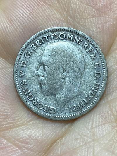 2025年第八十七场(总第一百一十三场）外国好品散币(免佣金) 英国🇬🇧1935年6便士银币(乔治五世第五版，500银)