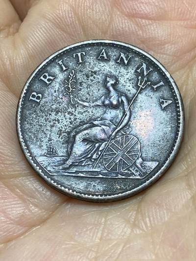 2025年第八十七场(总第一百一十三场）外国好品散币(免佣金) 英国🇬🇧1806年半便士(乔治三世时期)