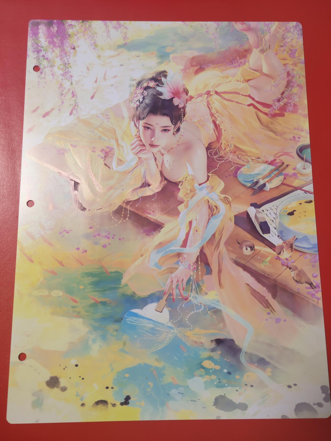 清风卡拍第十期(燎原卡牌为主，9月7日结拍) 妖姬传九宫卡册挡板一张(上官婉儿)