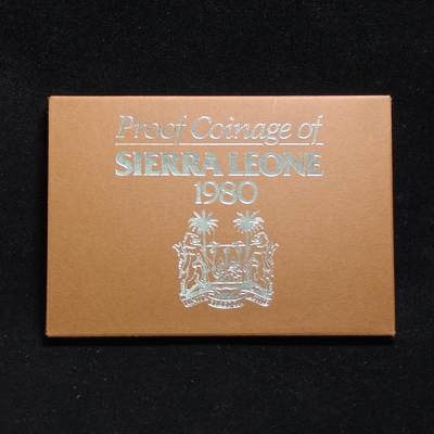 【铜匠收藏】★第125加场★精品币章场，200包邮，不满200.支付运费5元。《接受代拍 代送NGC评级》 - 1980年 塞拉利昂 精致套币  原装proof 共6枚
