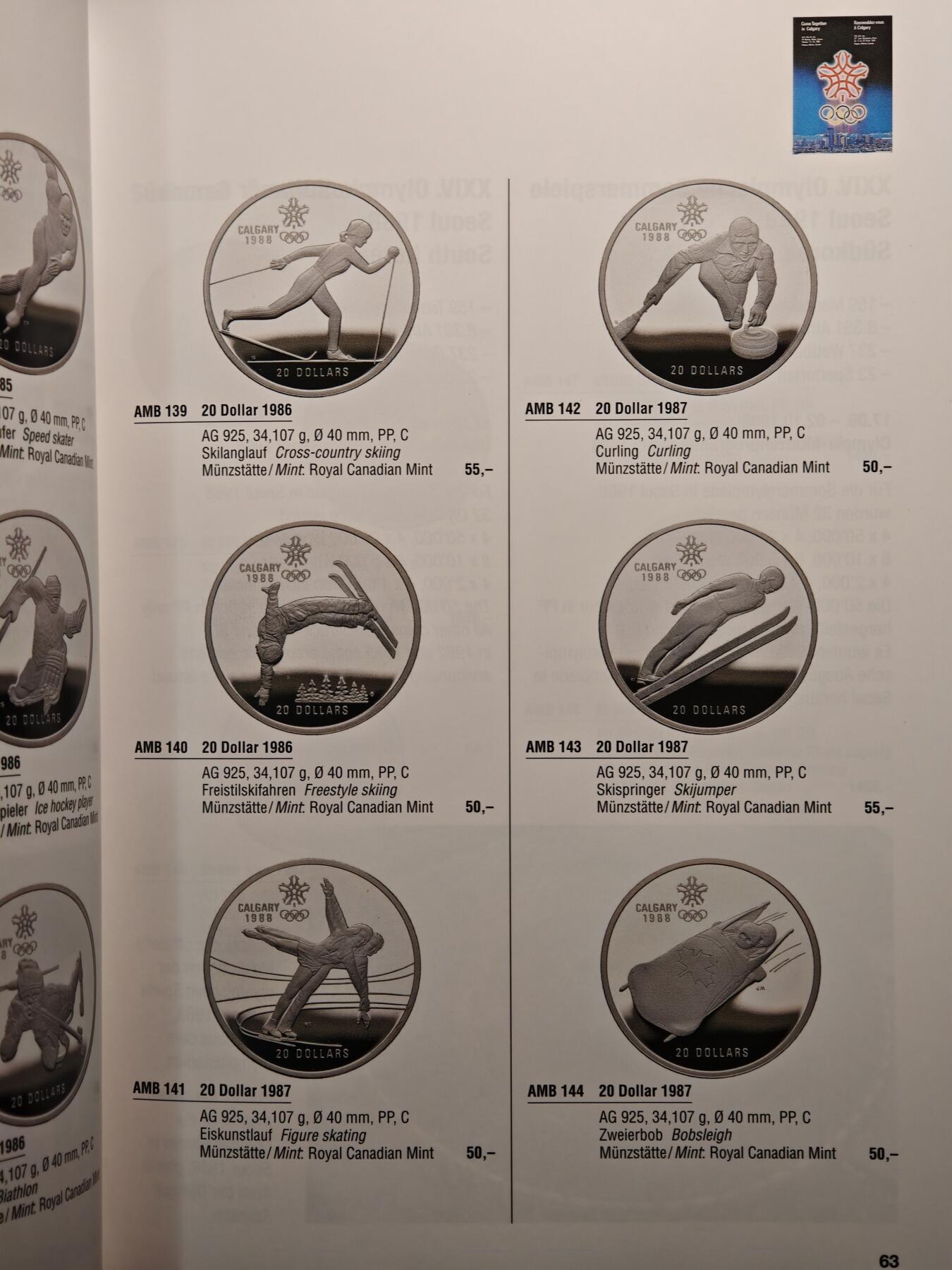 【德藏】世界币章拍卖第145期 - "秋色宜人"专场拍卖（拍品征集中~欢迎藏友联系） 全新未拆封 巴滕贝格 1952-2016年 奥运会钱币目录及赏析 全彩铜板纸印刷 全书约190页