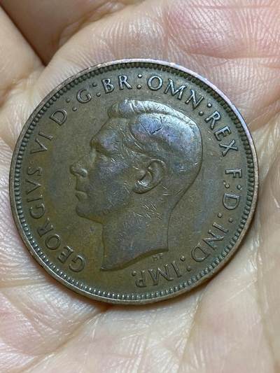 2025年第八十七场(总第一百一十三场）外国好品散币(免佣金) 英国🇬🇧1948年1便士(乔治六世第一版关门年)