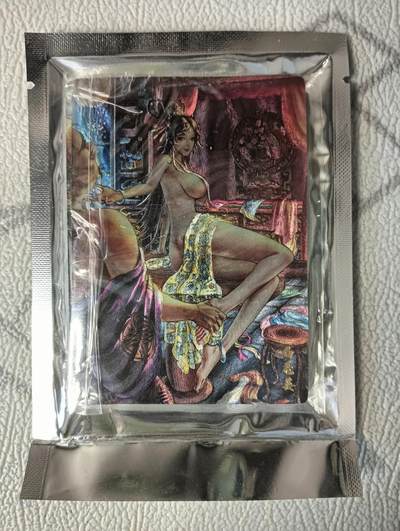 花开卡拍第37期（9月7号周日截拍，品控勿拍!!!拍品不寄存，运费5元，自制卡难免瑕疵，可能存在轻微撞角爆边等出厂瑕疵，品控介意勿拍！） - 卡玩 追忆水浒番外第10弹 未拆封  粗闪