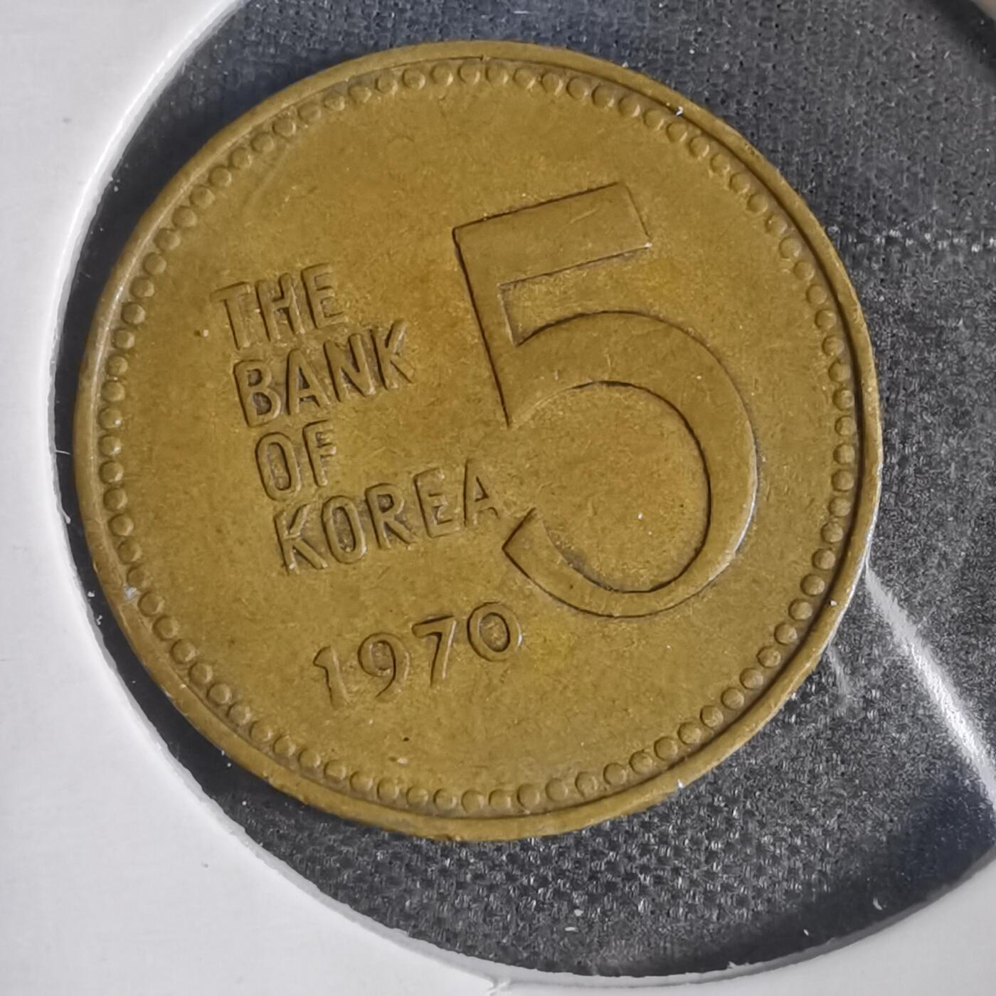 沼泽如烟--第833场 韩国1970年五元