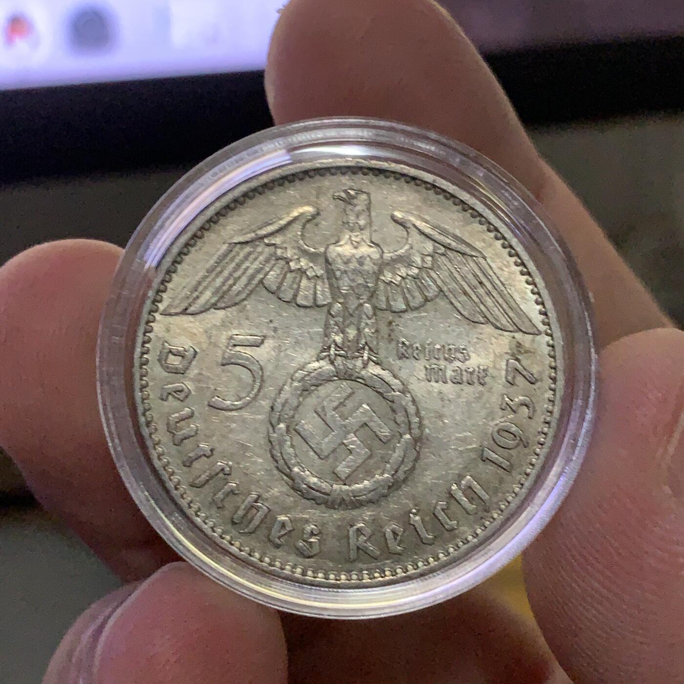 德国兴登堡5马克带字