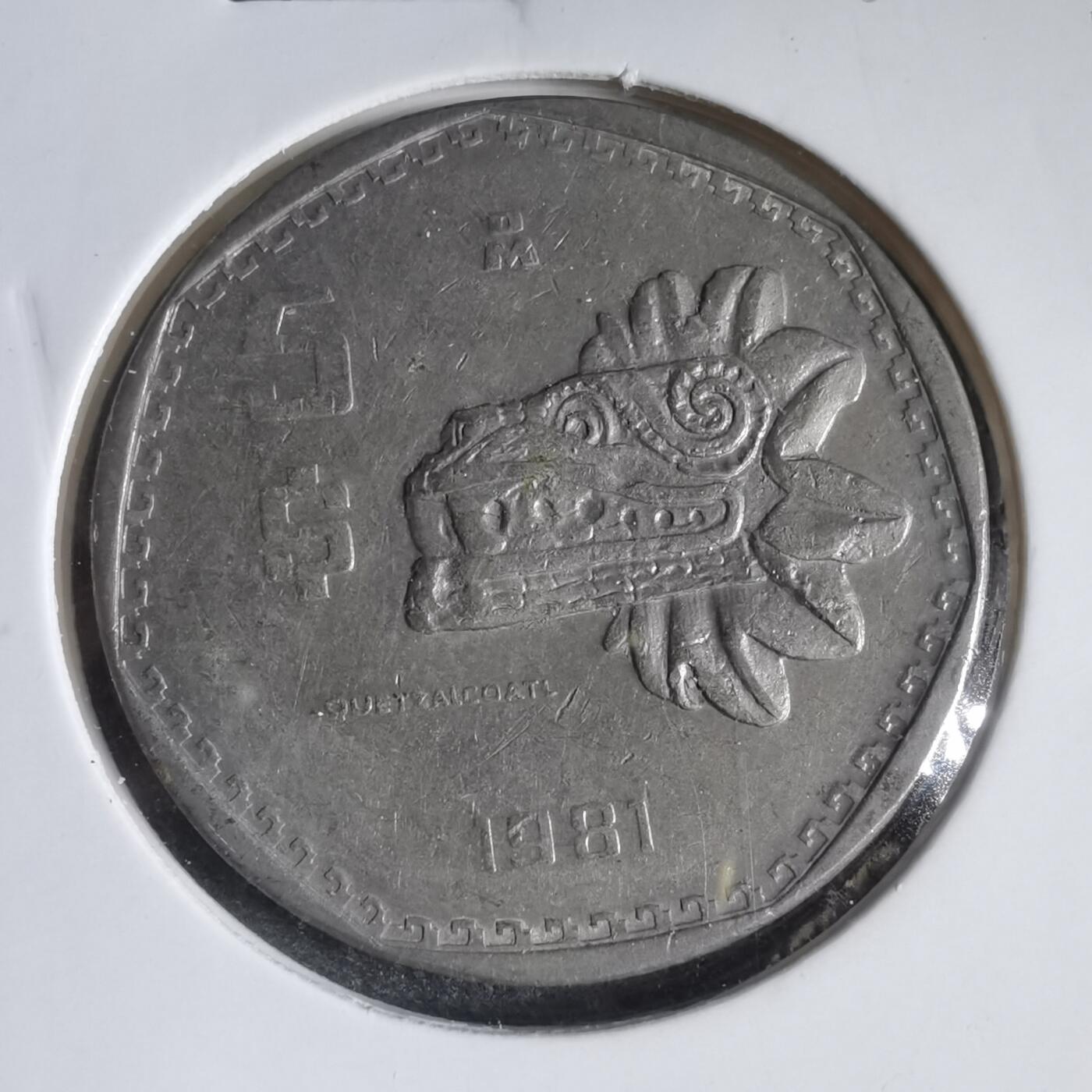 沼泽如烟--第833场 墨西哥1981年5比索