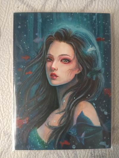 花开卡拍第37期（9月7号周日截拍，品控勿拍!!!拍品不寄存，运费5元，自制卡难免瑕疵，可能存在轻微撞角爆边等出厂瑕疵，品控介意勿拍！） - 手绘卡  画师:婉晚