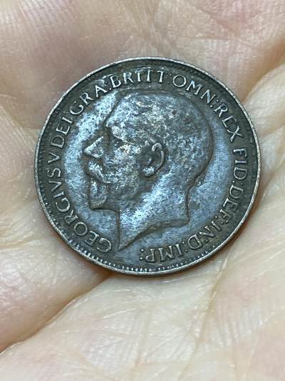 2025年第八十七场(总第一百一十三场）外国好品散币(免佣金) 英国🇬🇧1924年1法新(乔治五世第二版)