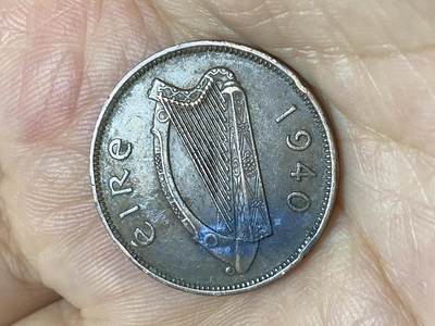 2025年第八十七场(总第一百一十三场）外国好品散币(免佣金) 稀年–爱尔兰🇮🇪1940年1/2便士(共和国时期第一套，早期年份)