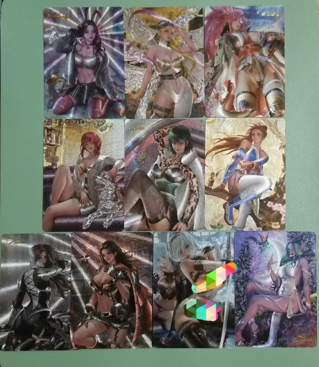 光影卡牌第22期，各家亲签，各家套卡，持续收拍品 燎原ACG美女同人29张粗闪