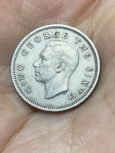 2025年第八十七场(总第一百一十三场）外国好品散币(免佣金) 新西兰🇳🇿1948年6便士(乔治六世第三版，首发年)