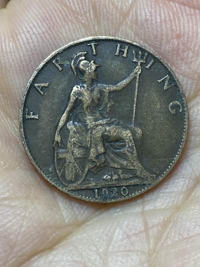 2025年第八十七场(总第一百一十三场）外国好品散币(免佣金) - 英国🇬🇧1920年1法新(乔治五世第二版)