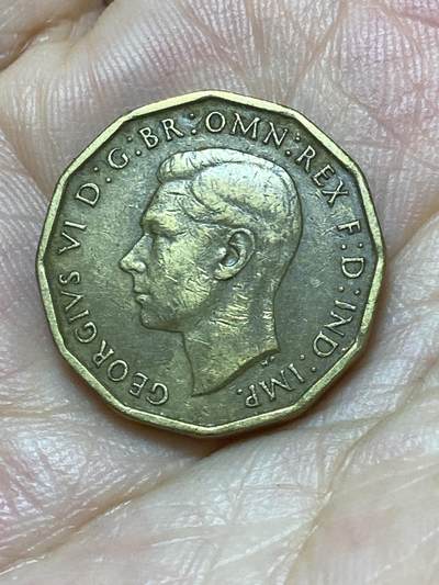 2025年第八十七场(总第一百一十三场）外国好品散币(免佣金) 英国🇬🇧1943年3便士(乔治六世第一版)