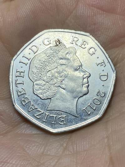 2025年第八十七场(总第一百一十三场）外国好品散币(免佣金) 英国🇬🇧2011单年份50便士(2012年伦敦奥运会拳击7/29纪念币)