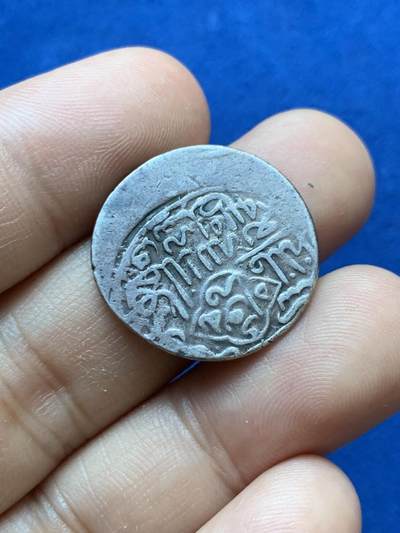 《竞宝斋》第417场 周日，周一，2场连拍 （全场包邮） 中亚帖木儿汗国 天罡银币 4.76克