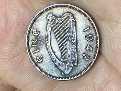2025年第八十七场(总第一百一十三场）外国好品散币(免佣金) 爱尔兰🇮🇪1942年1/2便士(共和国时期第一套)